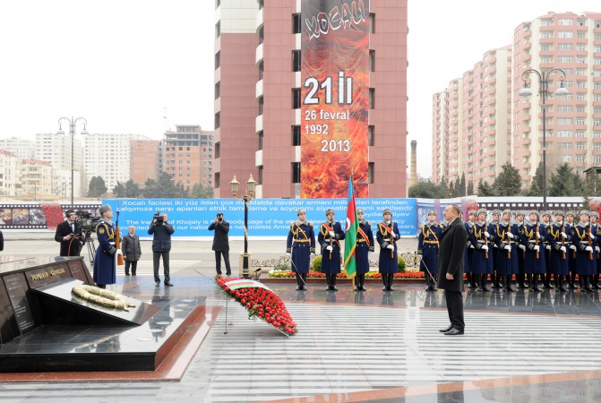 Heydar Aliyev Foundation - Commemoration of the Khojaly Tragedy victims took place in Baku 
